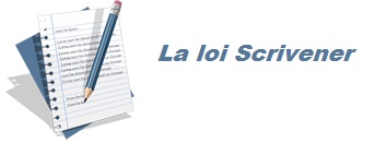 loi scrivener