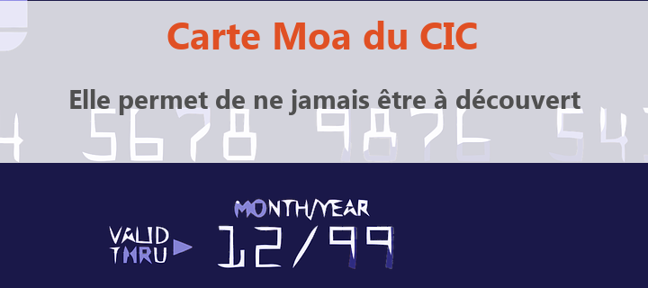 Carte moa cic